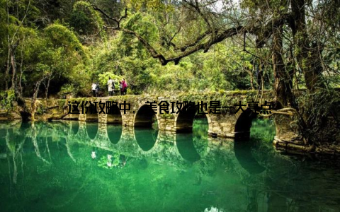 这份攻略中, 美食攻略也是一大亮点